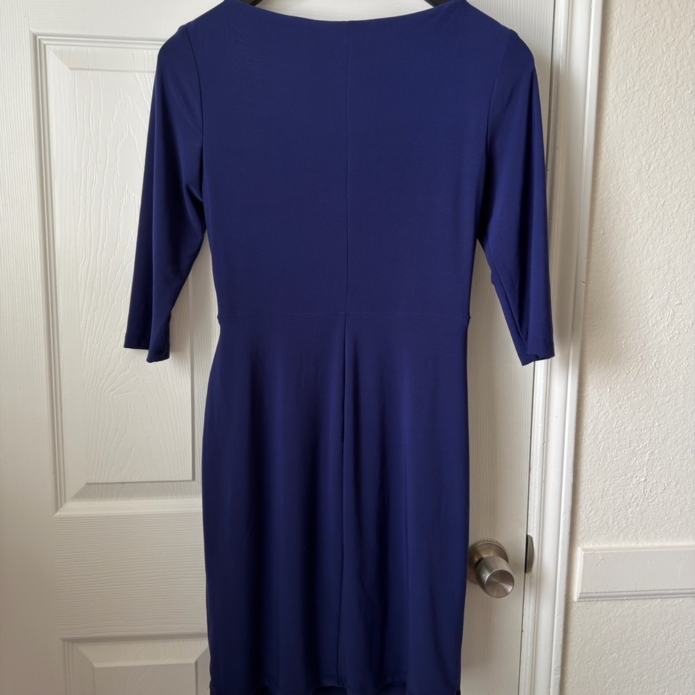 Ralph Lauren Jersey Dress | Ralph Lauren Midi Dress | 10P Petite - Picture 3 of 8